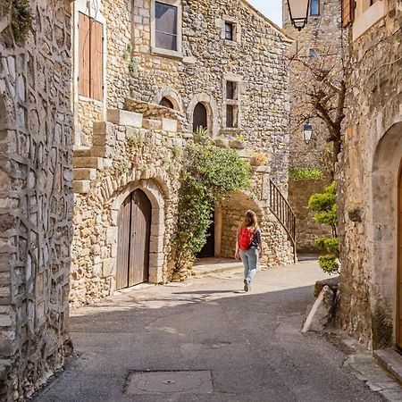 La Poussiniere Hotel Aigueze Bagian luar foto