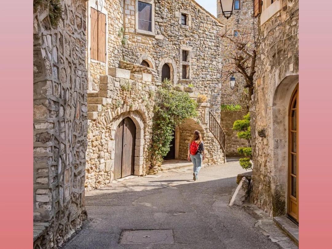 La Poussiniere Hotel Aigueze Bagian luar foto